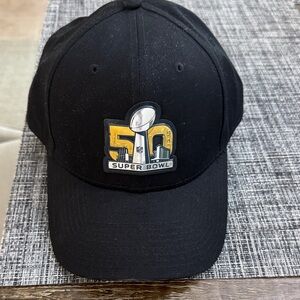 New Era Black Super Bowl 50 Cap